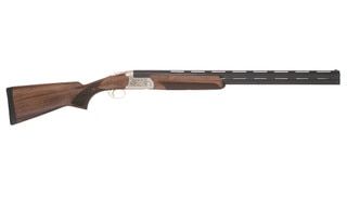 TriStar Sporting Arms Trinity II 16 Gauge Over / Under Shotgun has a turkish walnut stock